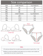 Women's plus size front button bra with lace and steel ring gathered underwear suitable for full figured women 1XL-3XL MR2753
