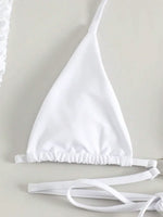 3 Pieces Triangle String Thong Bikinis 2026 Swimwear Female Sexy Brazilian Swimsuit Women Bathers Bathing Swimming Swim Suit
