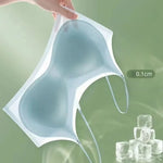 Ultra-thin Tube Tops Push Up Bras For Women Ice Silk Underwear Small Cup Sexy Lingerie Anti Droop Seamless Bras Summer Top