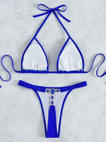 2026 Micro G String Diamond Bikini Women Swimsuit Female Triangle Swimwear Two Pieces Bikini Set Halter Bather Bathing Suit Swim