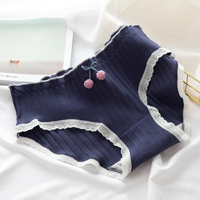 Cotton Briefs for Women Cute Low Waist Panties Women Stretch Underwear Female Underpants Lingerie Japanese Pantys Comfy Pantys
