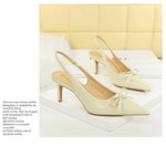 2026 Latest Light Luxury Style Women's Casual High Heel Sandals Summer Exquisite Pointed Shallow Mouth Fine Heel Modern Sandals