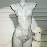 For Women 18 Hot Erotic Underwear Open Crotch Transparent Sexy Costume Lace Open Crotch Lingerie Set Crotchless Bodysuit