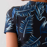Tankini Sets 3 Piece Swimsuits Zipper Short Sleeve Swim Shirt With Shorts Cover Up Skirt Beach Bathing Suit Women's Bikini Set