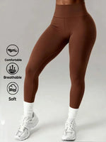 Womens High Waist Skinny Leggings Soft Stretchy Butt Lifting Yoga Pants For Fitness Pilates Running Workout Summer Activewear