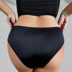 1pcs Plus Size Sexy Hollow Out Women Panties Mid Waist Patchwork Solid Comfortable Lady Briefs Floral Elegant Female Underwear