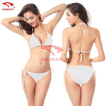 Summer Beach Bandage Bikini Sets Womens Sexy Swimwear Micro Bikini Set Tie Side G-String Thong Beachwear Swimsuit Bathing Suits