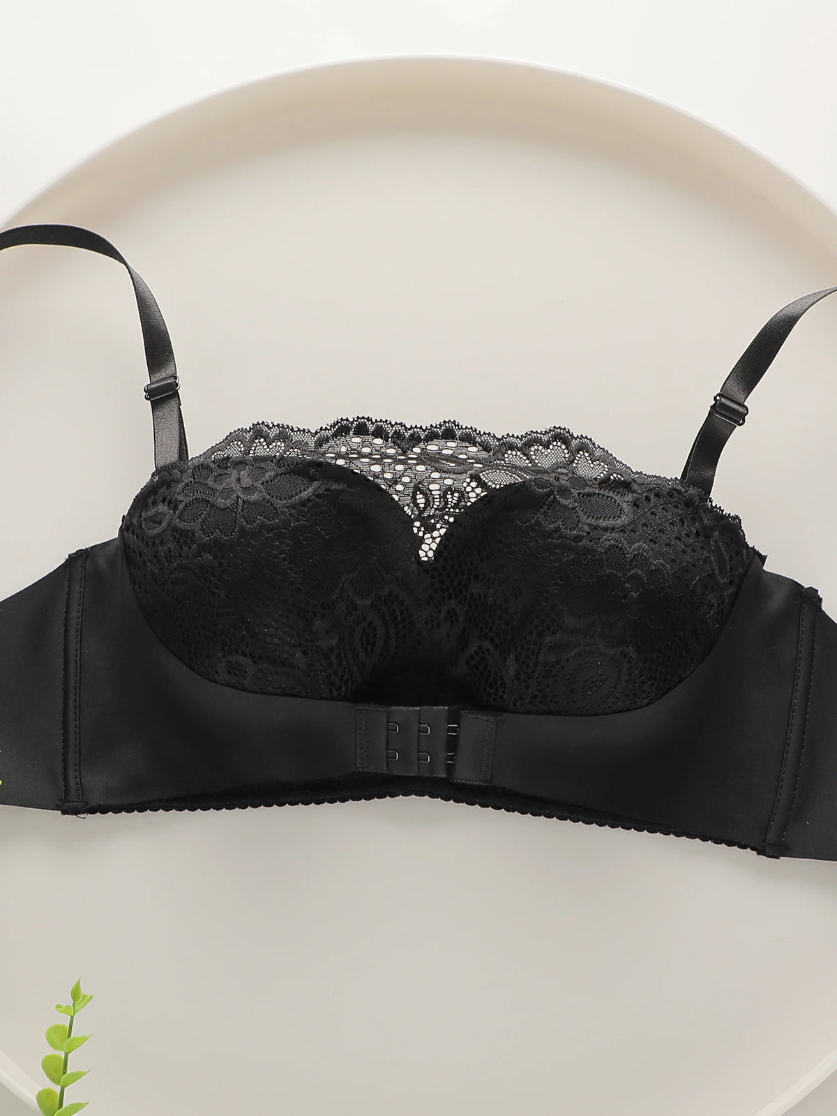 New black full cup lace shoulder strap detachable bra Pull up bra strapless bra wrap up braissere sexy Lingerie J2805