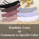 5Pcs/Set Seamless Ultra-thin panties Maillard Panties Women Ice Silk Underwear Sexy Panty Low Waist G-string Female Solid Panty