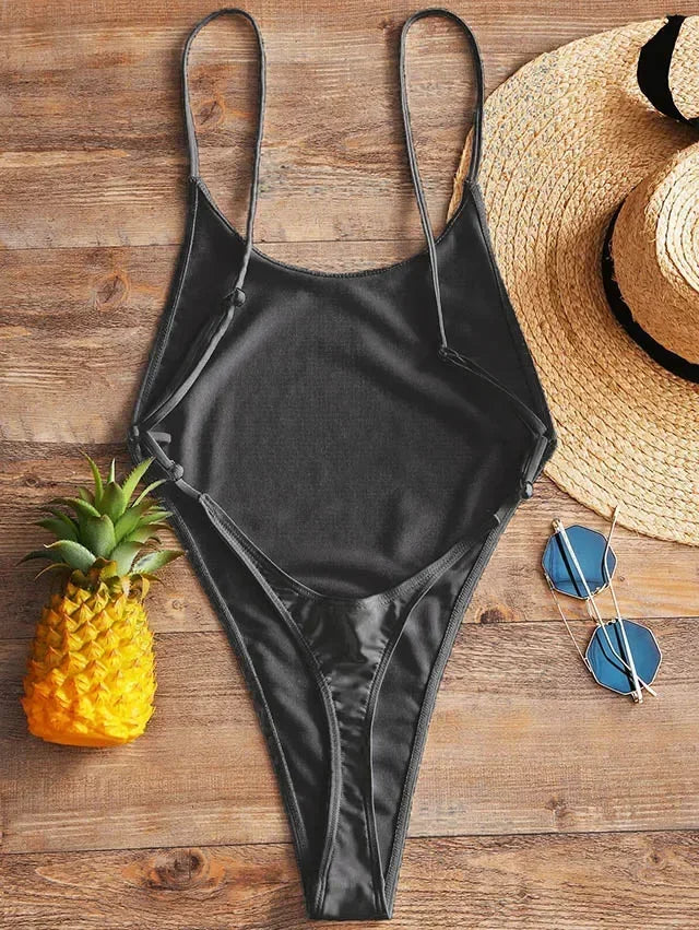 Sexy Extreme Mini Micro Thong One Piece Swimsuit Women Swimwear Female Backless Monokini High Cut Bathing Suit Swim Beach Wear