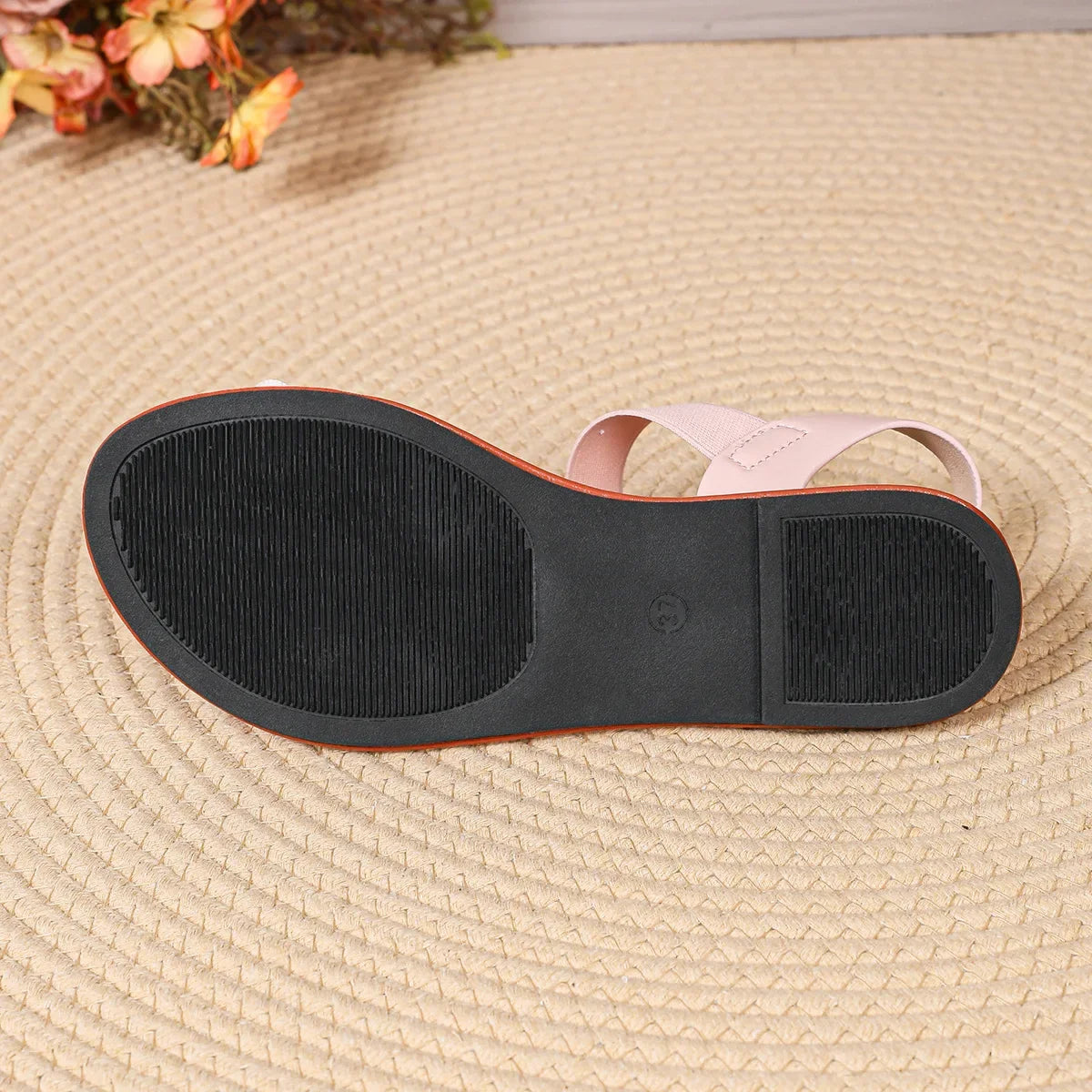 Women's SandalsNew Summer Casual Open-toed Women's Flats Fashion Floral Design Casual Comfortable Women's Sandals