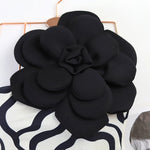 2024 Sexy Sling Ruffle Solid Two Pieces Bikini Women High Waist 3D Flower Swimsuit Skirt Summer Backless Beachwear Bathing Suit