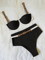 2026 Trendy Ladies Corset Bikini Set Hot Hot Lingerie Denim Sexy Casual Woman Swimsuit For Mature Females Beach Holiday Swimwear