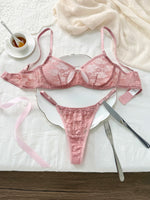 Elegant Design Bra And Panties Set with Unique Heart Buckle Comfortable Fashion Underwear Suitable for All Occasions