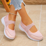 Spring Summer Breathable Flats Women Plus Size 43 Slip On Platform Sneakers Woman Comfortable Soft Non Slip Casual Shoes Female