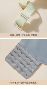 Thin WireFree Underwear Women Thin Style Large Chest Show Small Bra Gathered Adjusted Breast Closure No Steel Ring Bra 80-120CDE