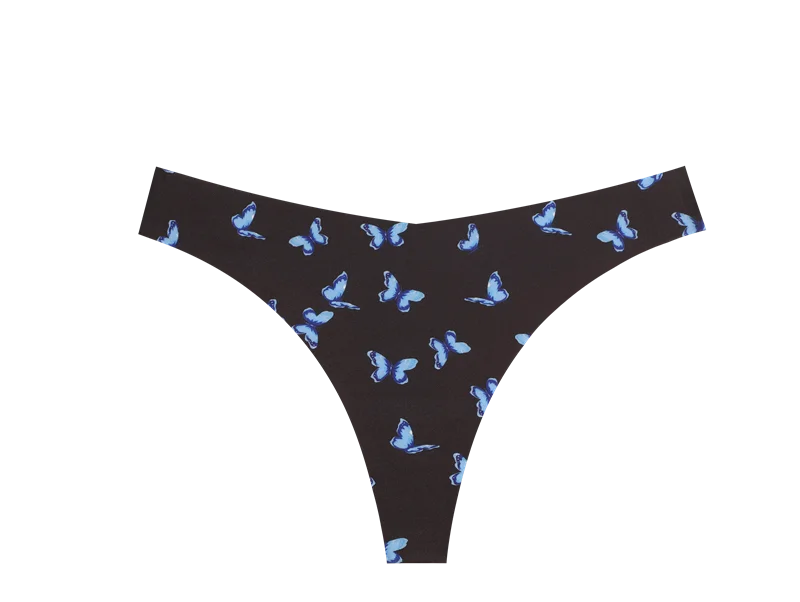 3Pcs Women G-string Seamless Sweet Fruit Thongs Low-waist Panties Ladies Soft Cute Thongs Female S-XL T-Back Panties Underwear