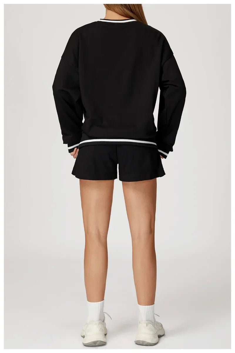 Women's Seamless Yoga Set Long-sleeved Top Pants Tracksuit Running Fitness Sports Set High Waist Slim-fitting Suit