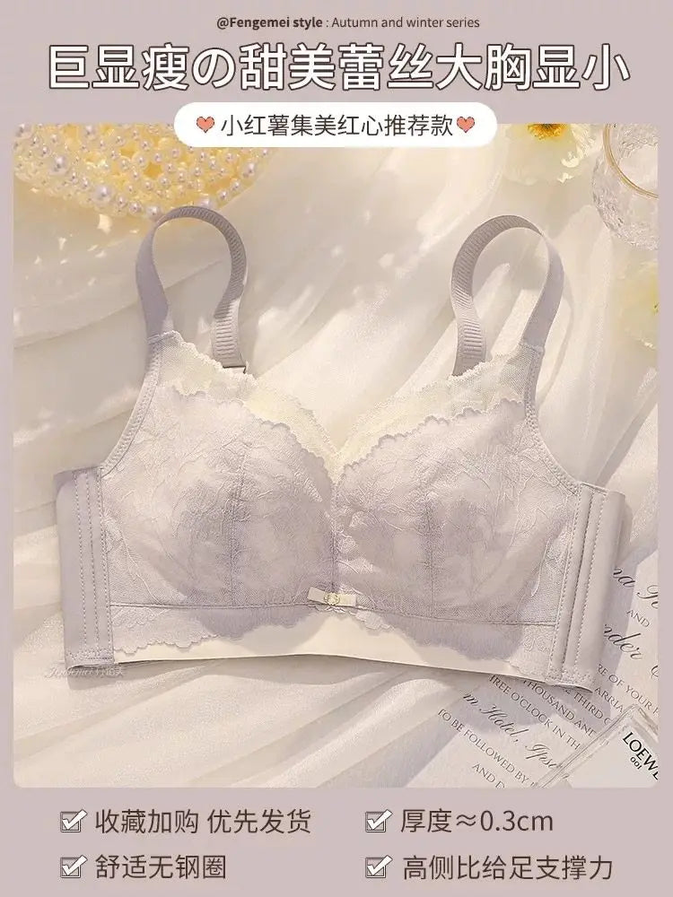 Soutien-gorge Minimisateur Grande Taille Sans Armatures, Pour Poitrine Abondante, Maintien et Redressement, Léger d’Été MOYISU