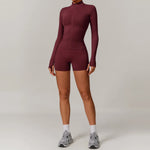 2/3PCS Yoga Set Women Workout Set Seamless Sportswear Gym Clothing Fitness Long Sleeve Crop Top High Waist Leggings Sports Suits