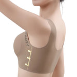 Ribbed Bras Push-Up Wireless Bra Women's Seamless Underwear Plus Size Wave Neckline Wide Strap Support Sexy Lingerie M-3XL