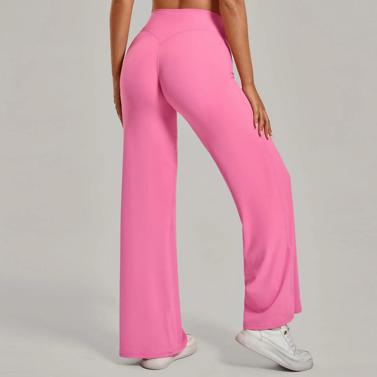 Women's Pilates Straight Yoga Pants Leggings Versatile Loose Wide-Leg Running Sports Fitness Hip-Lifting High Waist Trousers