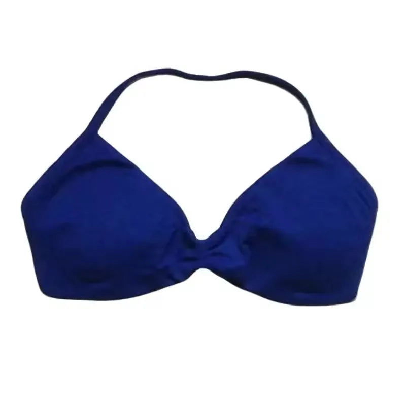 Strappy Sports Bra Seamless Women Clothes Halter Padded Yoga Bra Backless Gym Top Bras Fitness Scrunch Workout Yoga Tank Tops