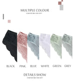 New 3Pcs/set Women's Cotton Panties M-2XL Women Patchwork Lace Underwear Sexy Low Waist Briefs Ladies Comfortable Underpants