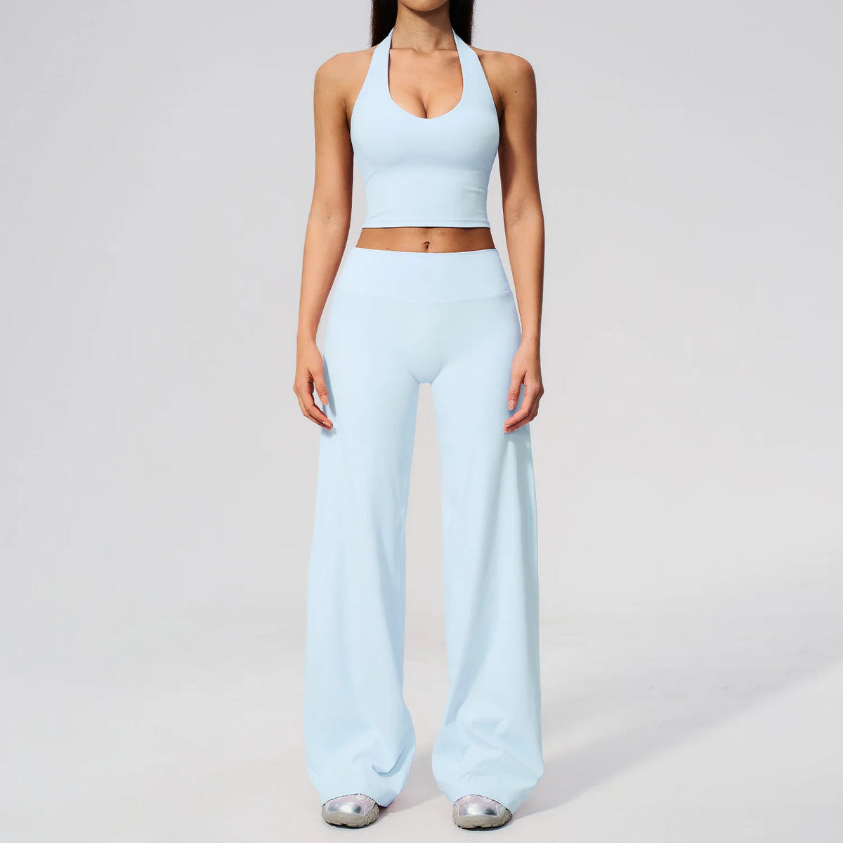 Yoga Set 2 Pieces Women Clothes Workout Outfits Fitness Sportswear Gym Tracksuit High Waist Leggings Sports Bra Athletic Wear