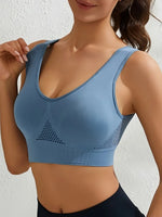 S-5XL Seamless Bras For Women Hollow Underwaer Wireless No Pads Crop Tops Female Sexy Lingerie Soft Sports Camisole