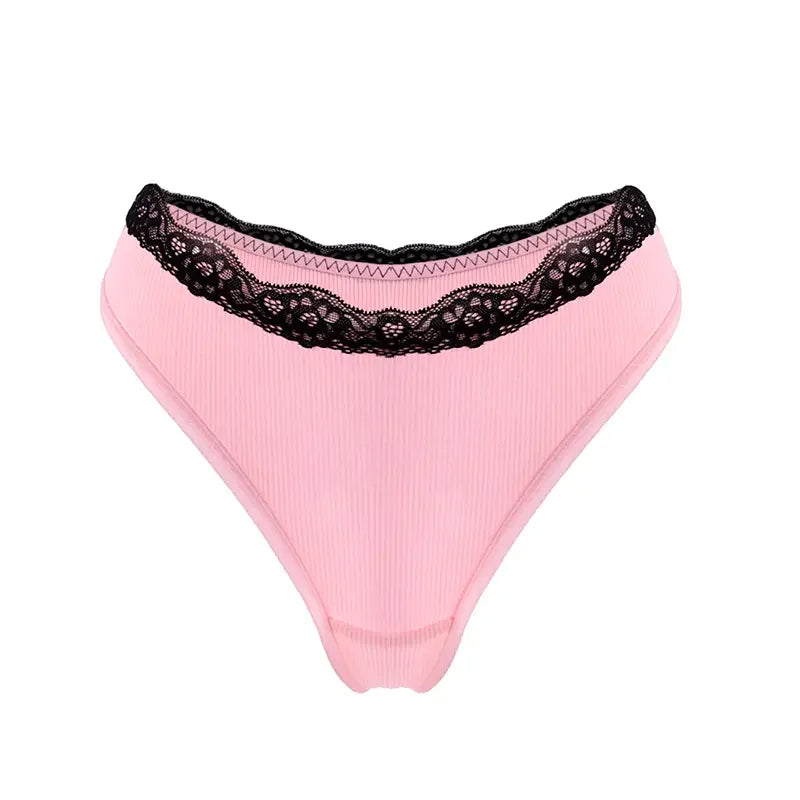 6pcs/pack Solid Sexy Lace Women's Panties Breathable Comfortable Sexy Lingerie Elegant Low Waist Lady Briefs Female Underwear
