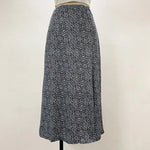 Vintage Skirt Summer Flower Leopard Print High Waist Stretch Long Skirt for Women A-Line Skirts Fashion Beach Maxi Skirt