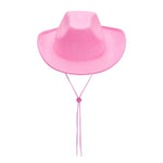 Women Men Cowboy Hat Classic Roll Up Brim Fedora Cowgirl Hat Western Retro Sun Cap Stage Performance Hat