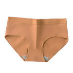 1 Pack Women Simple Panties Low Waist Soft Breathable Briefs Ladies Full Coverage Underwear Daily Solor Color Intimates M-2XL