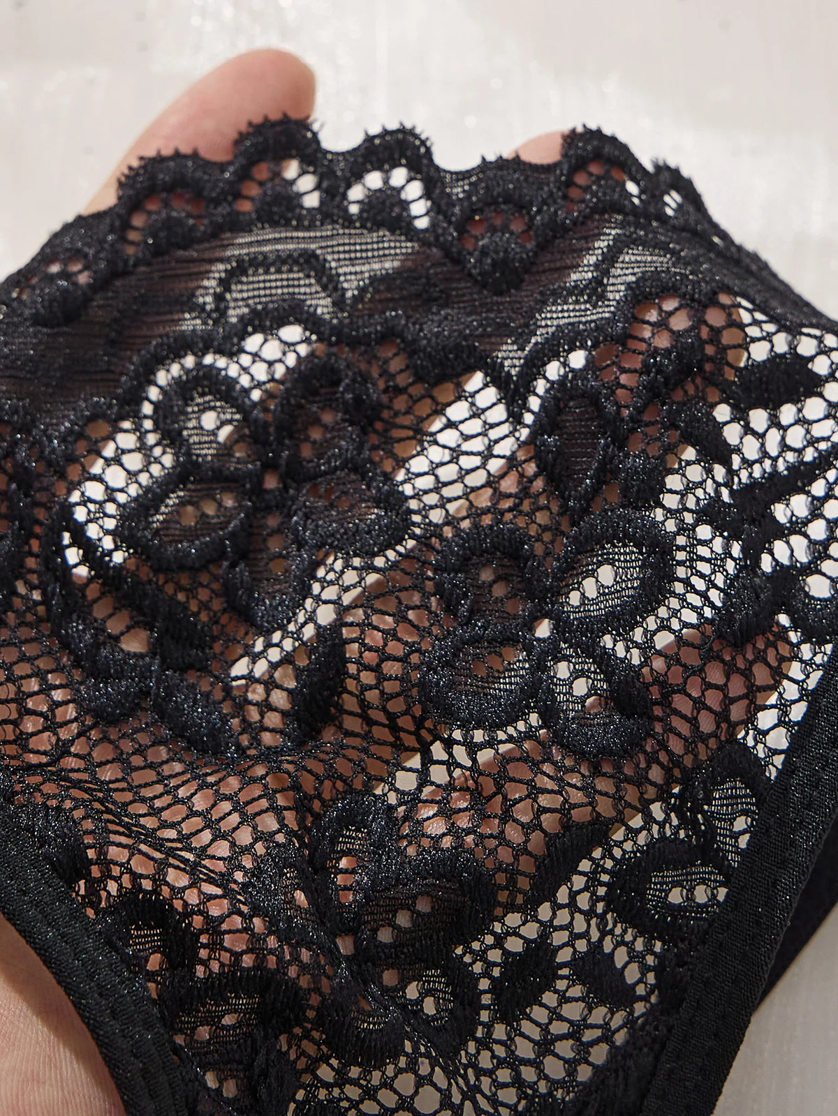 Black Leopard Print Sexy Lingerie Set - See-Through Bra Set - Fashionable Women's Lingerie-Exquisite Intimate Underwear ZA825182