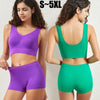 Women Seamless Bra Set Female Bra Tanks Low Waist Boyshorts Underwear Sexy Casual Sports Panties Lingerie Set S-5XL Intimates