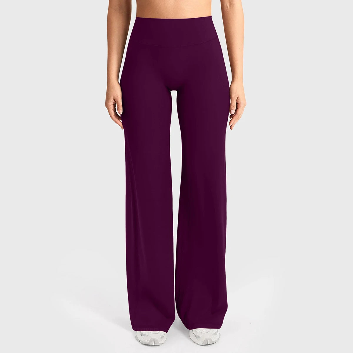 High Waist Pocket Yoga Pants for Women - Stretch Breathable Gym Workout Leisure Tummy Control Tights with Pockets