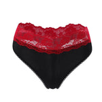 3pcs/pack Low Waist Floral Fashion Sexy Lace Women Panties Underwear Elegant Sexy Lingerie Breathable Comfortable Lady Briefs