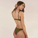 27 Colors Sexy Bikini Women Solid Backless Swimsuit Swimwear Bikinis Set Bathing Suit Beach Bikini Female Maillot De Bain Femme