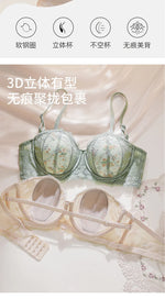 Rabbit Ear Lace Strapless Bra Minimizer Push Up for Large Bust Summer Thin Design Comfortable Backless Bra Women S-XL MOYISU AB