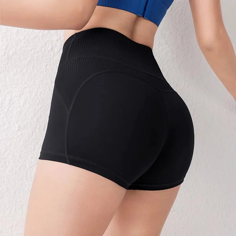Women Summer Fitted Compression Gym Shorts Workout Shorts for Women, for Running, Fitness, and Yoga