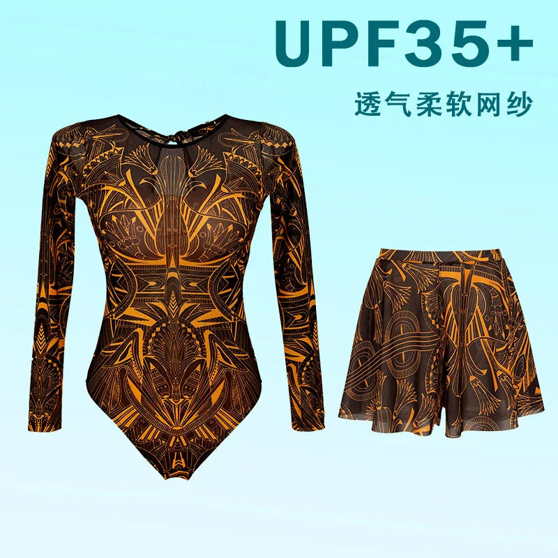 New Long Sleeve Swimsuit Women Swimwear 2026 Sexy Bikinis Female Biquini Patchwork Swimming Suits Surf Bodysuit Beachwear