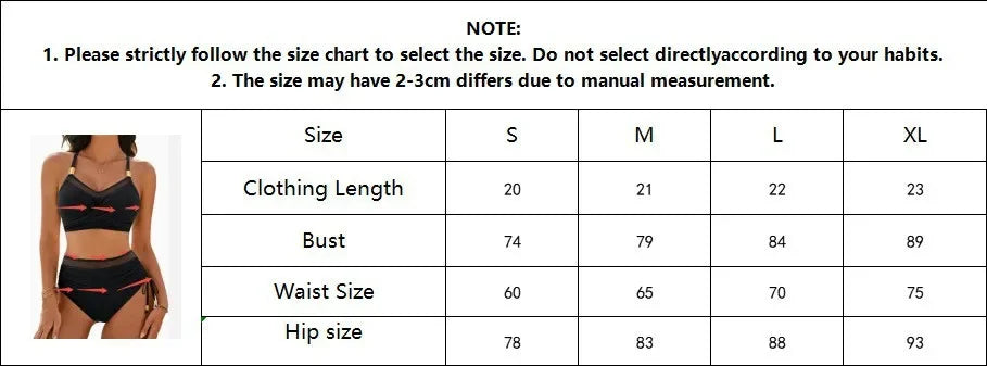 Sexy Fashionable Mesh Splice Drawstring Ladies Bikini Set Swimsuit New High Waist Trending Swimsuit Beach Bathing Suit