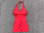 Women's High Elasticity One-Piece Fitness Jumpsuit - Tight Peach Hip Jumpsuit & Air Back Yoga Pants for Workout Gym Running