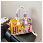 PU New Personality Stylish Shoulder Bags Design Patchwork Zipper 2025 Hot Sale Women's Bags Retro High Quality Women's Bags