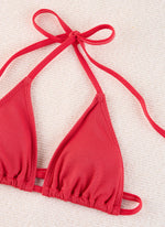 Sexy Micro Bikini 2024 Woman Swimsuit White Ribbed Swimwear Women String Thong Bikinis Set Female Bathing Suit Beachwear Biquini