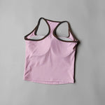 Women's Pilates Tank Top Push-Up Sports Bra Hollow Breathable Fitness Bras Gym Yoga Vest Sexy Running Tops Sportswear