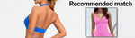 NCLAGEN Impact Strappy Bra Thin Strap GYM Clothes Open Back Push-up Running Sports Underwear Workout Yoga Pilates Crop Tank top