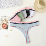 4Pcs Women's Seamless Cotton Briefs Intimates Sexy Panties Solid Color Breathable Underwear Female Low Waist Soft Lingerie S-XL