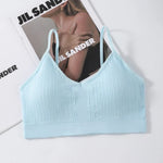 Seamless Bras For Women Wire Free Padded Brassiere Sports Underwear Comfort Crop Top Solid Color Sexy Lingerie M-XL Intimates